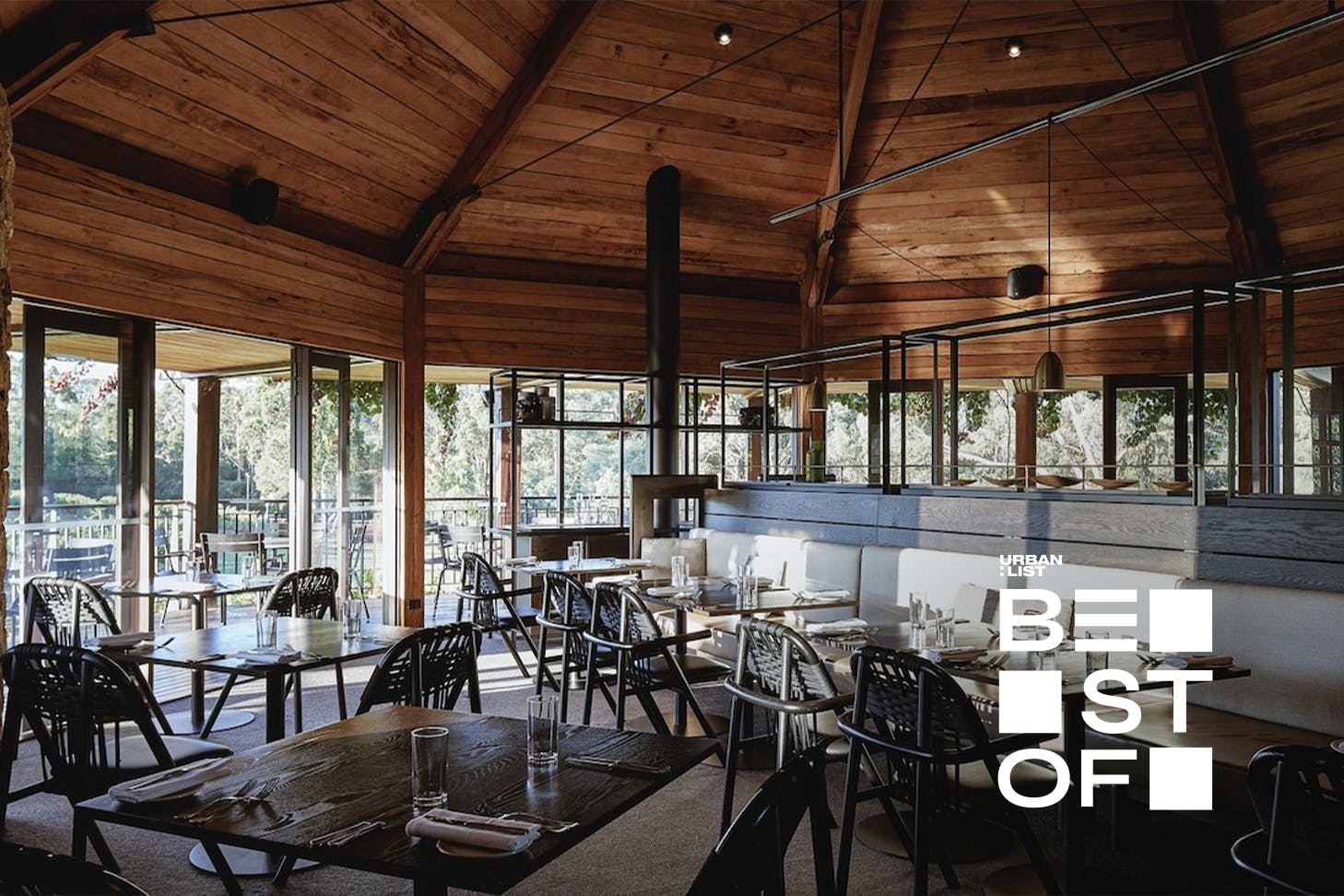 Inside one of Margaret River's best restaurants